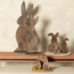 PTMD Kiristi Brown Nyuszi Dekoráció 62 cm - Image 3